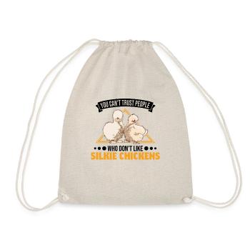 Silk Chicken Cadeau Silkie Chicken Silkie Chicken - Sac de sport léger - nature - Devant