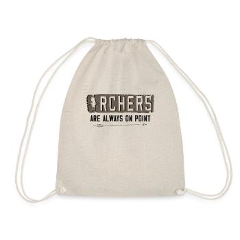 Arc de tir à l’arc Archer Pun Vintage - Sac de sport léger - nature - Devant