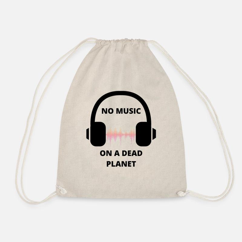 NO MUSIC ON A DEAD PLANET - Turnbeutel - Natur