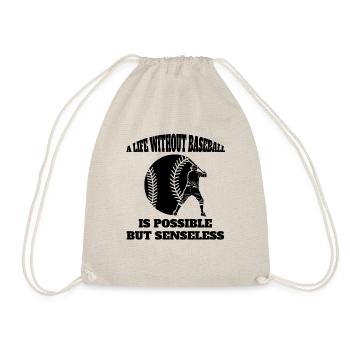 Cadeau de baseball Amateur de baseball Jeu de baseball - Sac de sport léger - nature - Devant