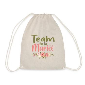 Team de la mariée - Sac de sport léger - nature - Devant