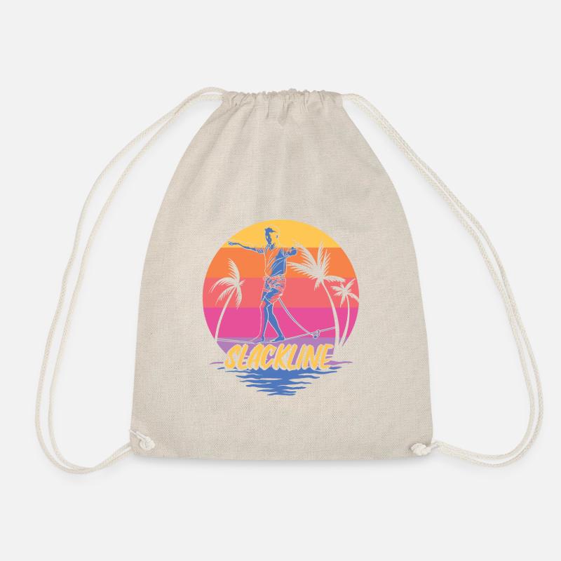 Slackline Slackline Vintage for Slackliner - Drawstring Bag - nature