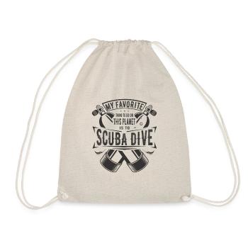 Ma chose préférée à faire est le cadeau de plongée sous-marine - Sac de sport léger - nature - Devant