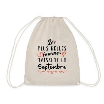 Belles femmes septembre - Sac de sport léger - nature - Devant