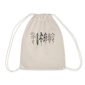 Flowers Blooming Cute Floral - Drawstring Bag - nature - Front