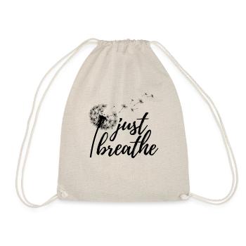 Just Breath Dandelion Flower - Drawstring Bag - nature - Front