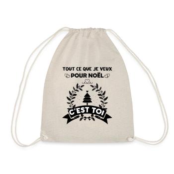 Tout ce que je veux pour Noël c'est toi - Sac de sport léger - nature - Devant