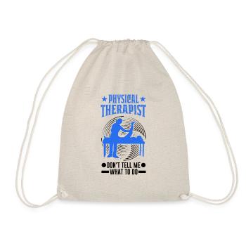 Physiotherapist Gift Physiotherapy Physio - Drawstring Bag - nature - Front