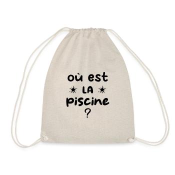 où est la piscine - Sac de sport léger - nature - Devant