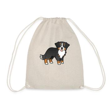 Bernese Dog Mountain Dog Bernese Cute - Drawstring Bag - nature - Front