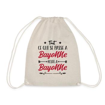 Tout ce qui se passe a Bayonne reste a Bayonne. - Sac de sport léger - nature - Devant