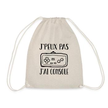 J'peux pas j'ai console - Sac de sport léger - nature - Devant