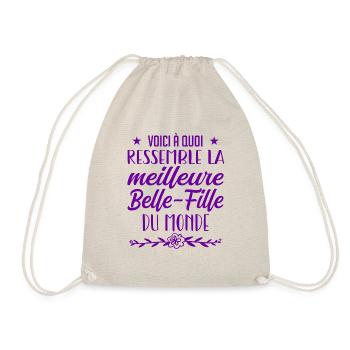 belle-fille du monde - Sac de sport léger - nature - Devant