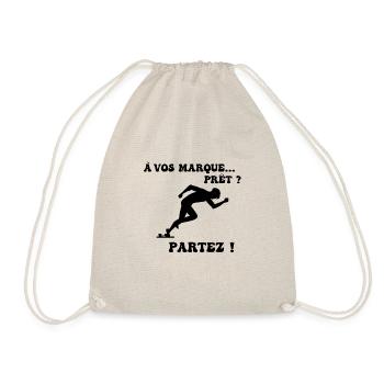 À vos marques.. Prêts? Partez! - Sac de sport léger - nature - Devant