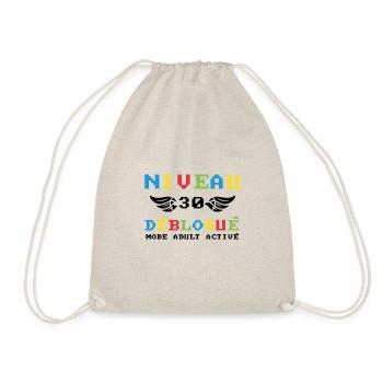 Niveau 30 débloqué mode adult activé - Sac de sport léger - nature - Devant
