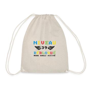 Niveau 39 Débloqué mode adult activé - Sac de sport léger - nature - Devant