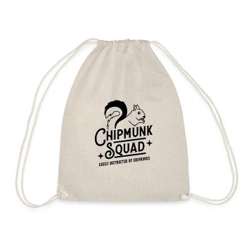 Chipmunk Squad Nature Wildlife Forest Animal - Drawstring Bag - nature - Front