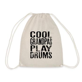 Cool Grandpas Play Drums Drôle Cadeau Pour Batteur - Sac de sport léger - nature - Devant