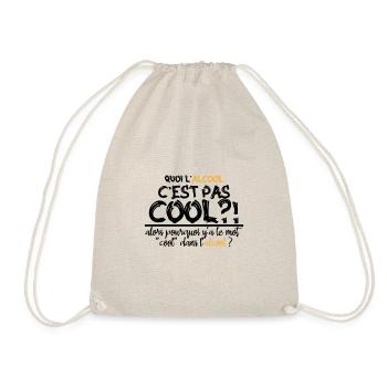 quoi l alcool c est pas cool - Sac de sport léger - nature - Devant