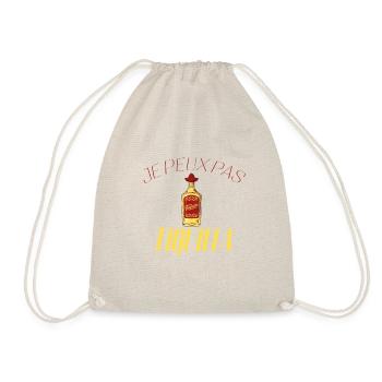 Je peux pas j'ai Tequila - Sac de sport léger - nature - Devant