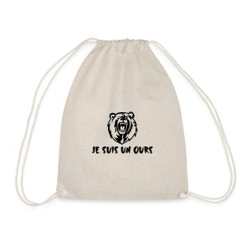 Je suis un ours - Sac de sport léger - nature - Devant