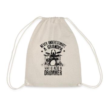 Ne sous-estimez jamais un grand-père qui est aussi un - Sac de sport léger - nature - Devant