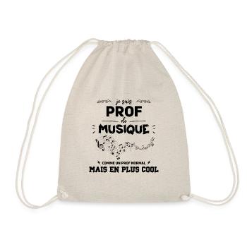 Professeur de musique cadeau drôle - Sac de sport léger - nature - Devant
