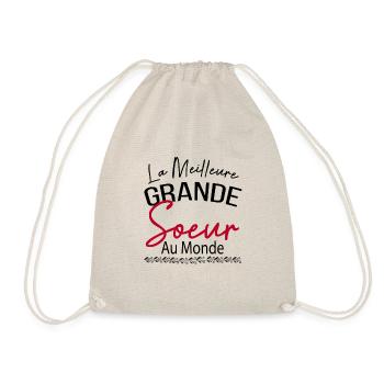la meilleure grande soeur au monde - Sac de sport léger - nature - Devant