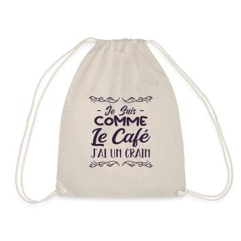 Je Suis Comme Le Café J'ai Un Grain - Sac de sport léger - nature - Devant