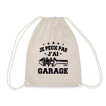 Je Peux Pas J'Ai Garage - Sac de sport léger - nature - Devant