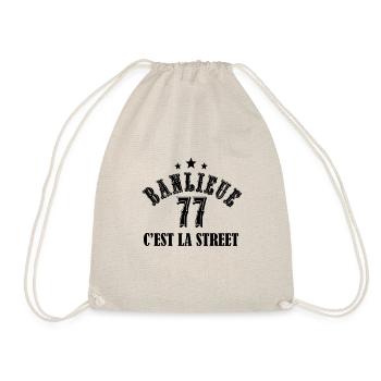 banlieue 77 c'est la street - Sac de sport léger - nature - Devant