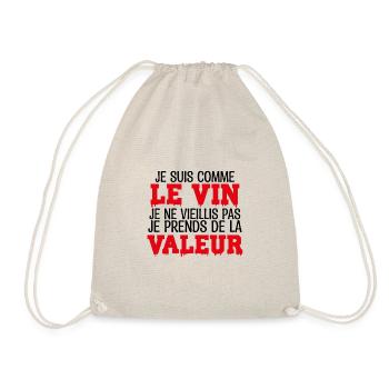 Je Suis Comme Le Vin - Sac de sport léger - nature - Devant