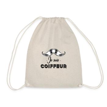 JE SUIS COIFFEUR - Sac de sport léger - nature - Devant