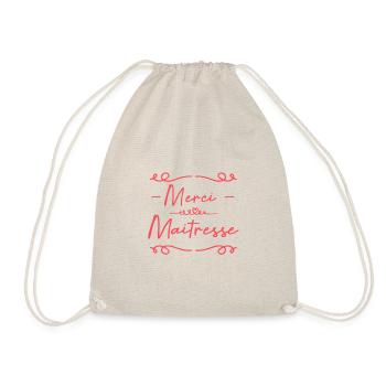 Merci maîtresse - Sac de sport léger - nature - Devant