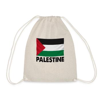 Palestine Flag Middle East Peace - Drawstring Bag - nature - Front