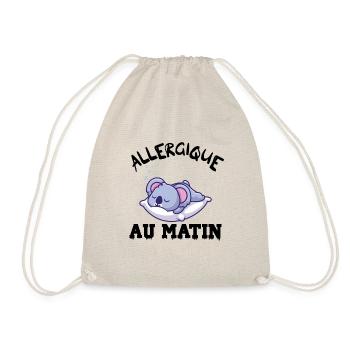 allergique au matin - Sac de sport léger - nature - Devant