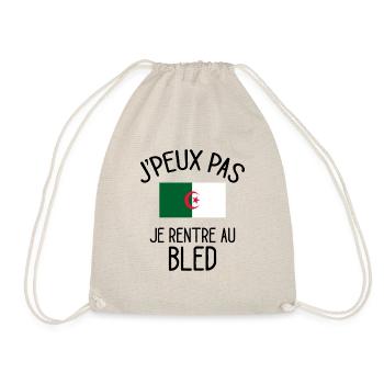J'Peux Pas Algérie Humour Idée Cadeau Algérien - Sac de sport léger - nature - Devant
