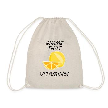 Agrumes Vitamines Limonade Fruits - Sac de sport léger - nature - Devant