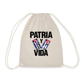 Patria Y Vida Cuba - Drawstring Bag - nature - Front