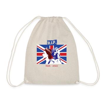 RIP - Queen Elizabeth II - The End Of An Era - Drawstring Bag - nature - Front