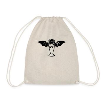 Vampire Beer Bat Beer Vampire - Halloween Vam - Drawstring Bag - nature - Front