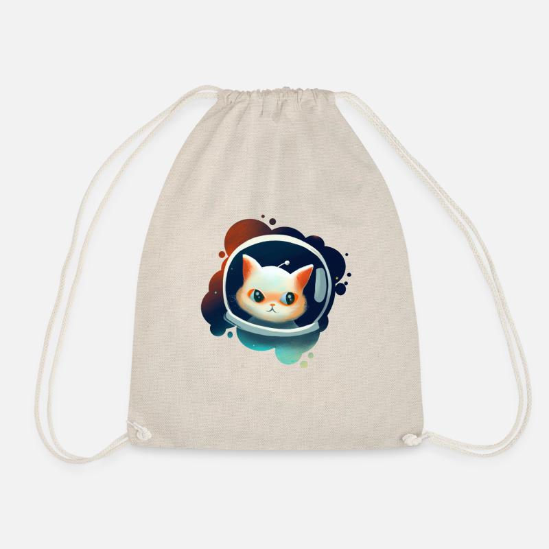 Chat mignon dans l’espace - Sac de sport léger - nature
