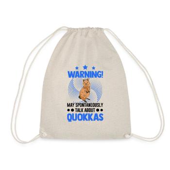 Peut parler spontanément de Quokkas - Sac de sport léger - nature - Devant