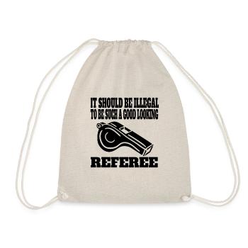 Arbitre De Football Arbitre Cadeau - Sac de sport léger - nature - Devant