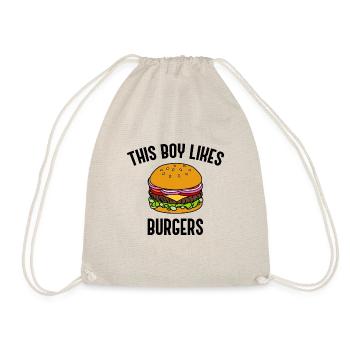Eating Burgers Hobby Chef Hamburgers - Drawstring Bag - nature - Front