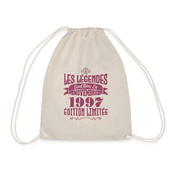 Les légendes sont nées en novembre 1997 - Sac de sport léger - nature - Devant