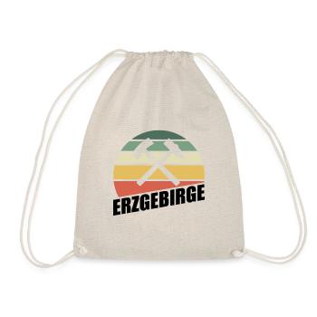 Erzgebirge Glück auf Liebe Sachsen - Turnbeutel - Natur - Vorne