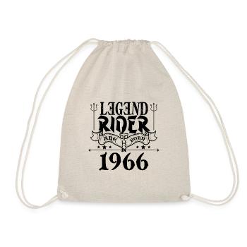 Legend Rider Are geboren 1966 - Turnbeutel - Natur - Vorne