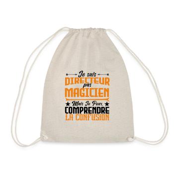 je suis Directeur pas magicien - Sac de sport léger - nature - Devant