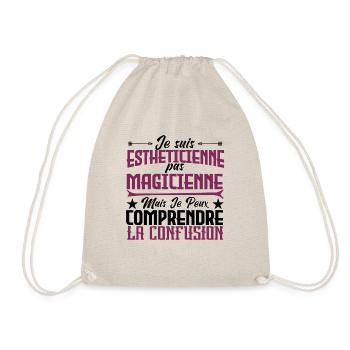 Je suis Esthéticienne, pas Magicienne - Sac de sport léger - nature - Devant